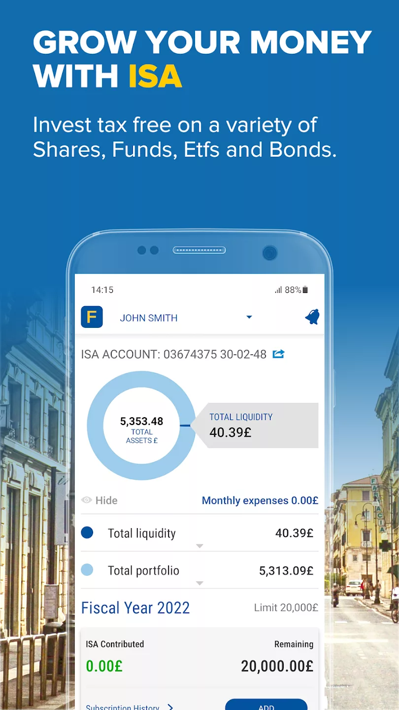 Fineco bank screenshot 4