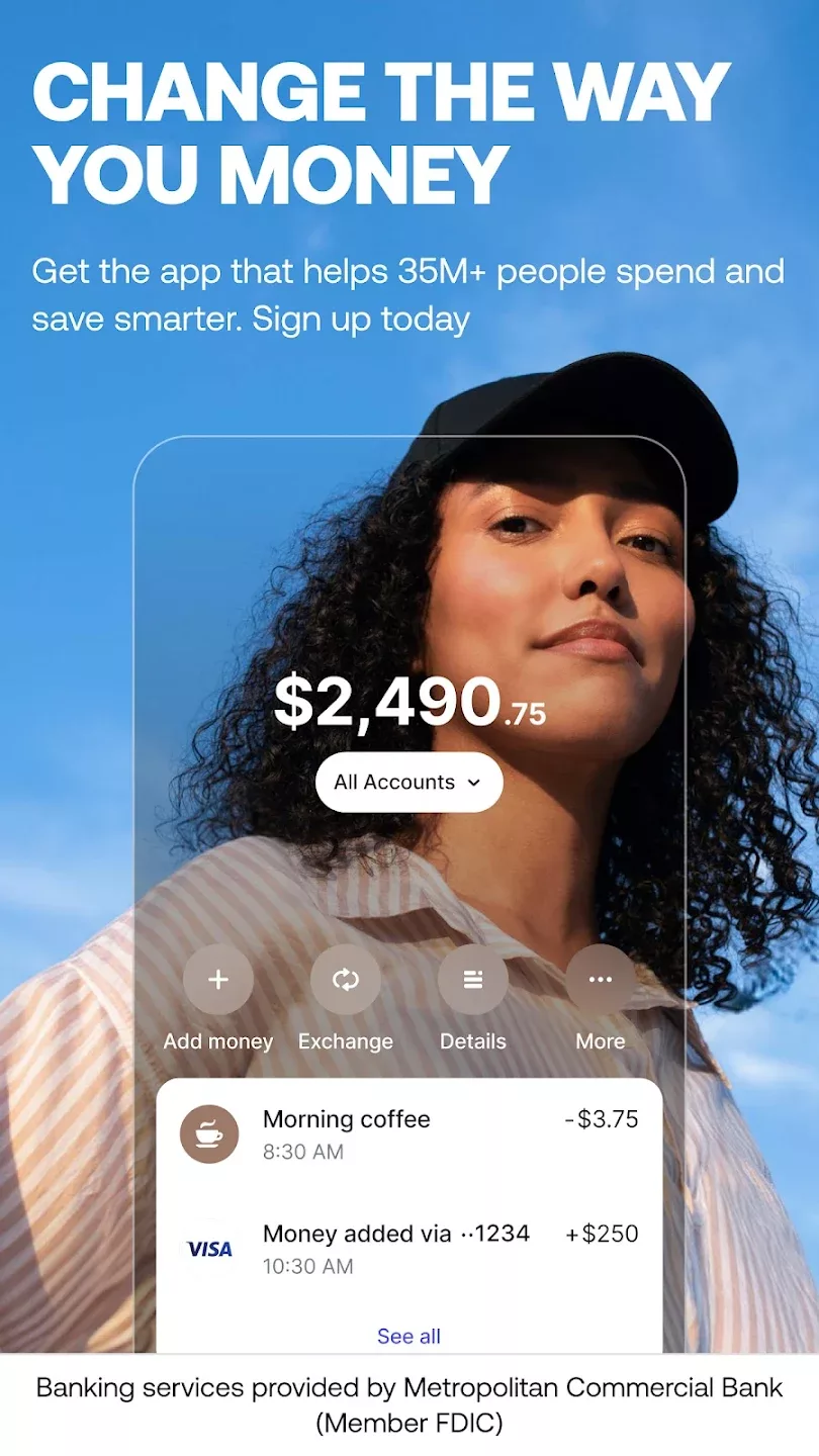 Revolut screenshot 1